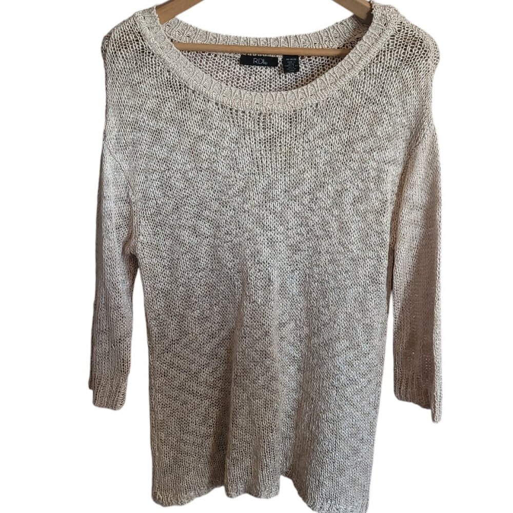 RDI baby pink/ Shimmer Knitted sweater Size M